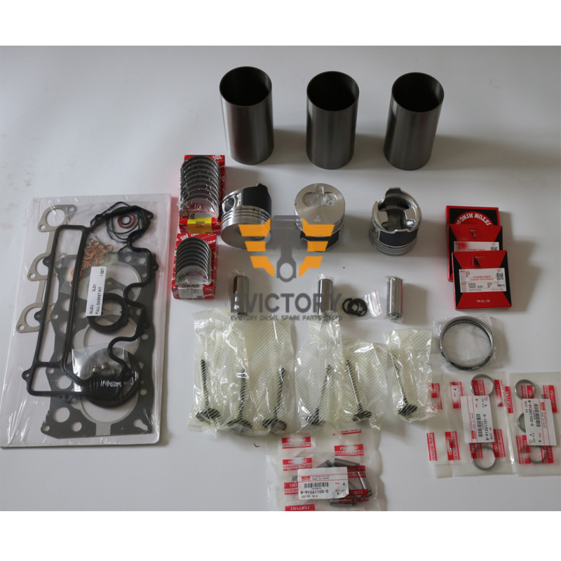 3LD1 Overhaul Rebuild Kit For ISUZU Engine DOOSAN DAEWOO SOLAR 035 Excavator set