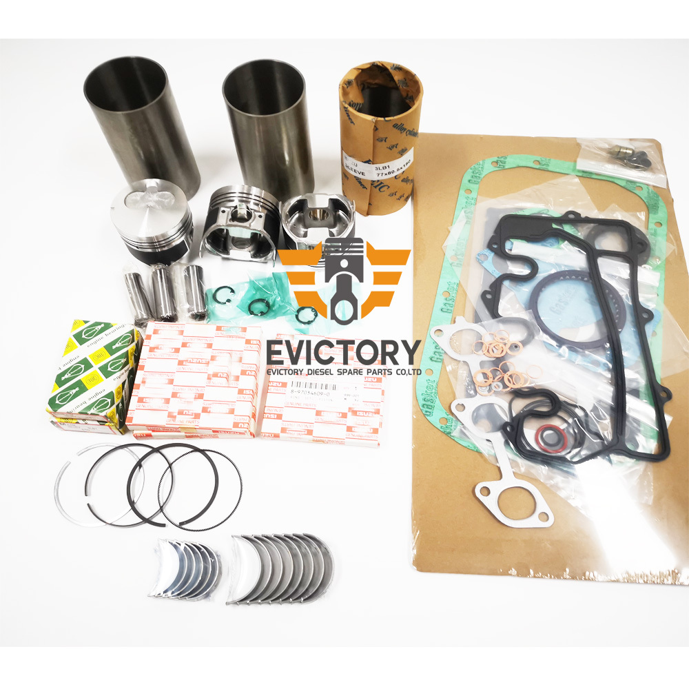 3LB1 Overhaul Rebuild Kit For ISUZU Engine Daewoo Solar 03 05 Excavator Repair