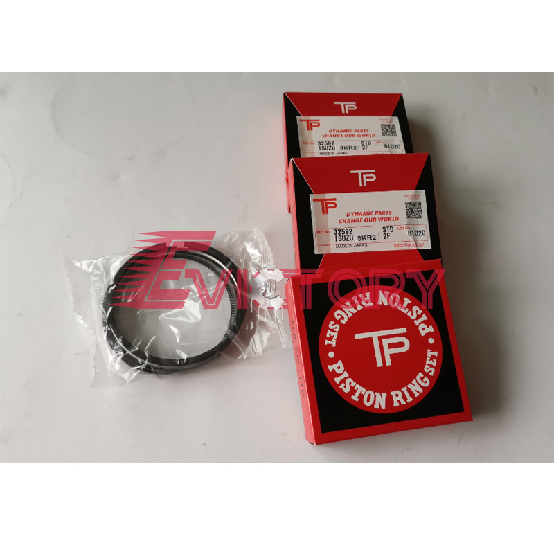 3KR1 Piston Kit W/ Ring Set For Isuzu Engine SUMITOMO S90 S90FX Excavator