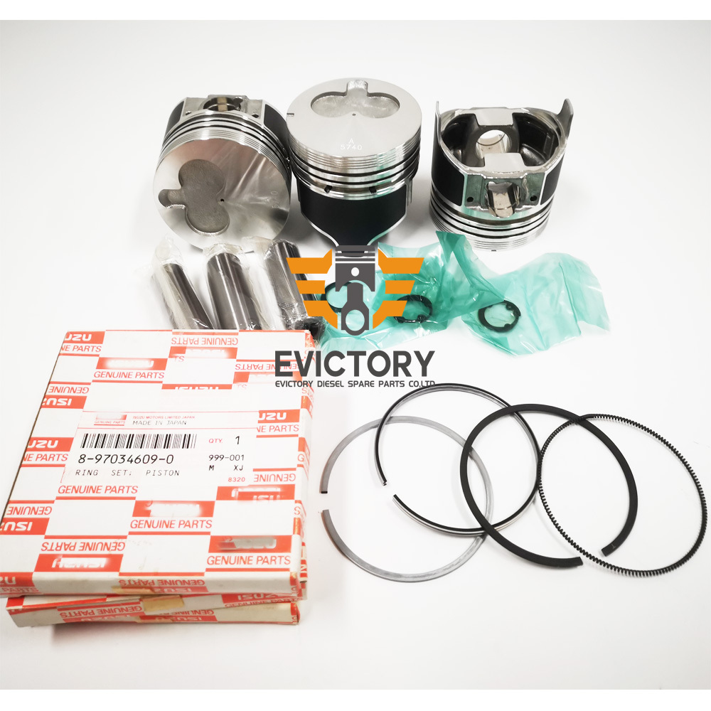 3CD1 3CD1-DZP01 02 03 04 Piston Kit Ring Set For Isuzu Engine Power Unit