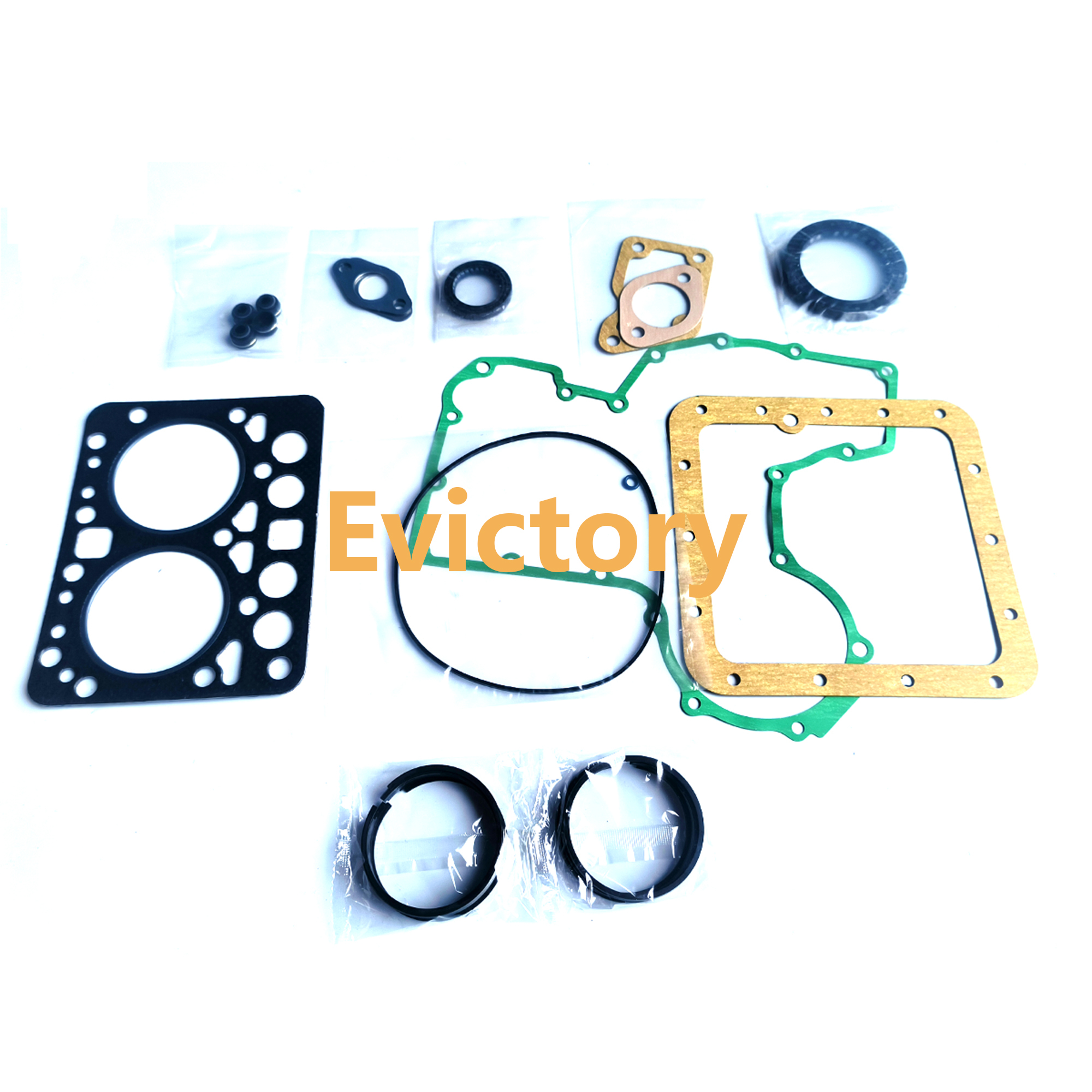 For Isuzu 2AA1 Engine Piston Ring Set Overhaul Gasket Kit Iseki TS2200 TS1610