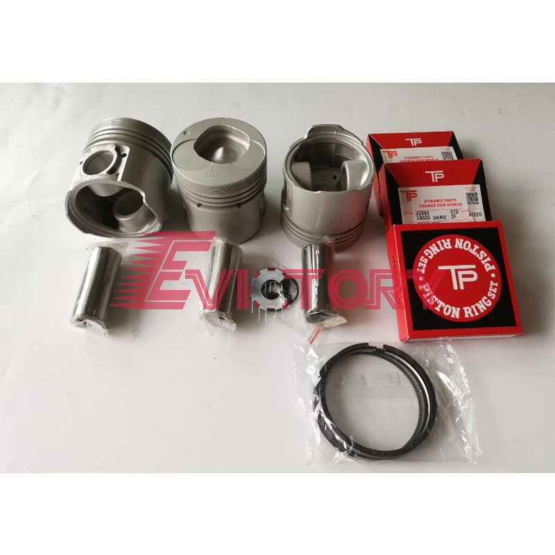 3GB1 3GB1-GZG01 Piston Kit W/ Ring For Isuzu Engine Generator General Utility