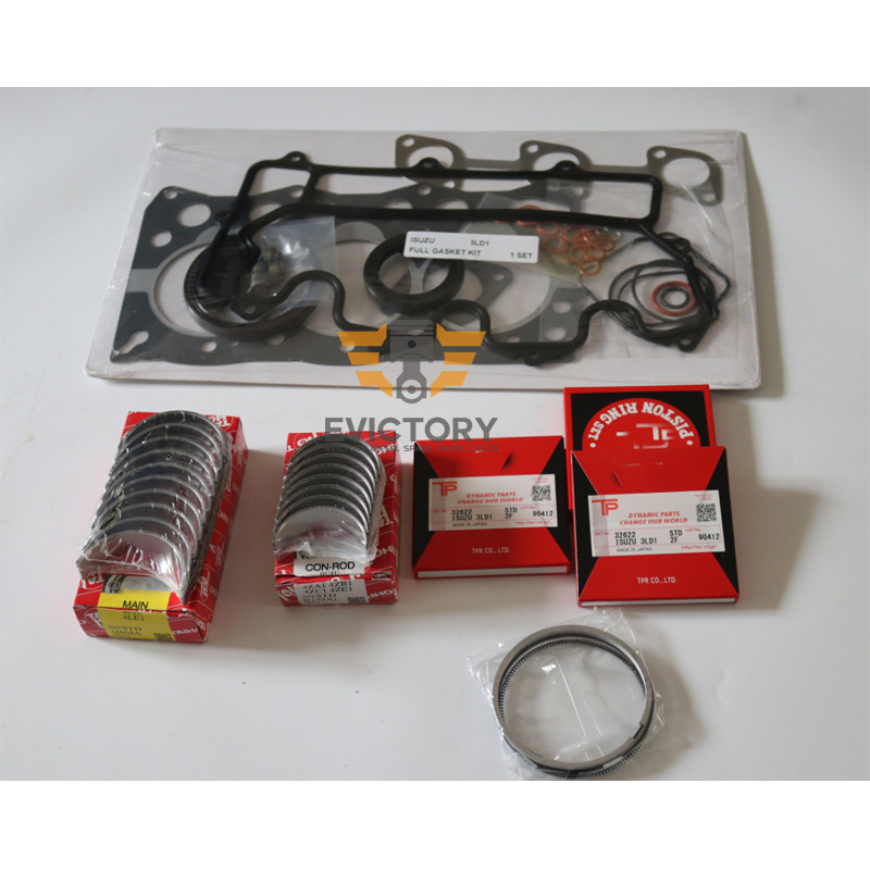 3GB1 Overhaul re-ring Kit For Isuzu Generator Spreader Gasket Ring Bearing Set