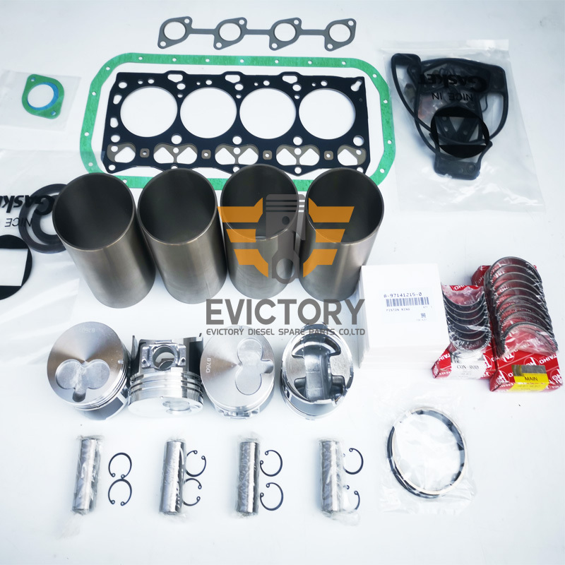 4LE1 Overhaul Rebuild Kit For Isuzu Engine AIR MAN SDG25S Generator Repair Parts