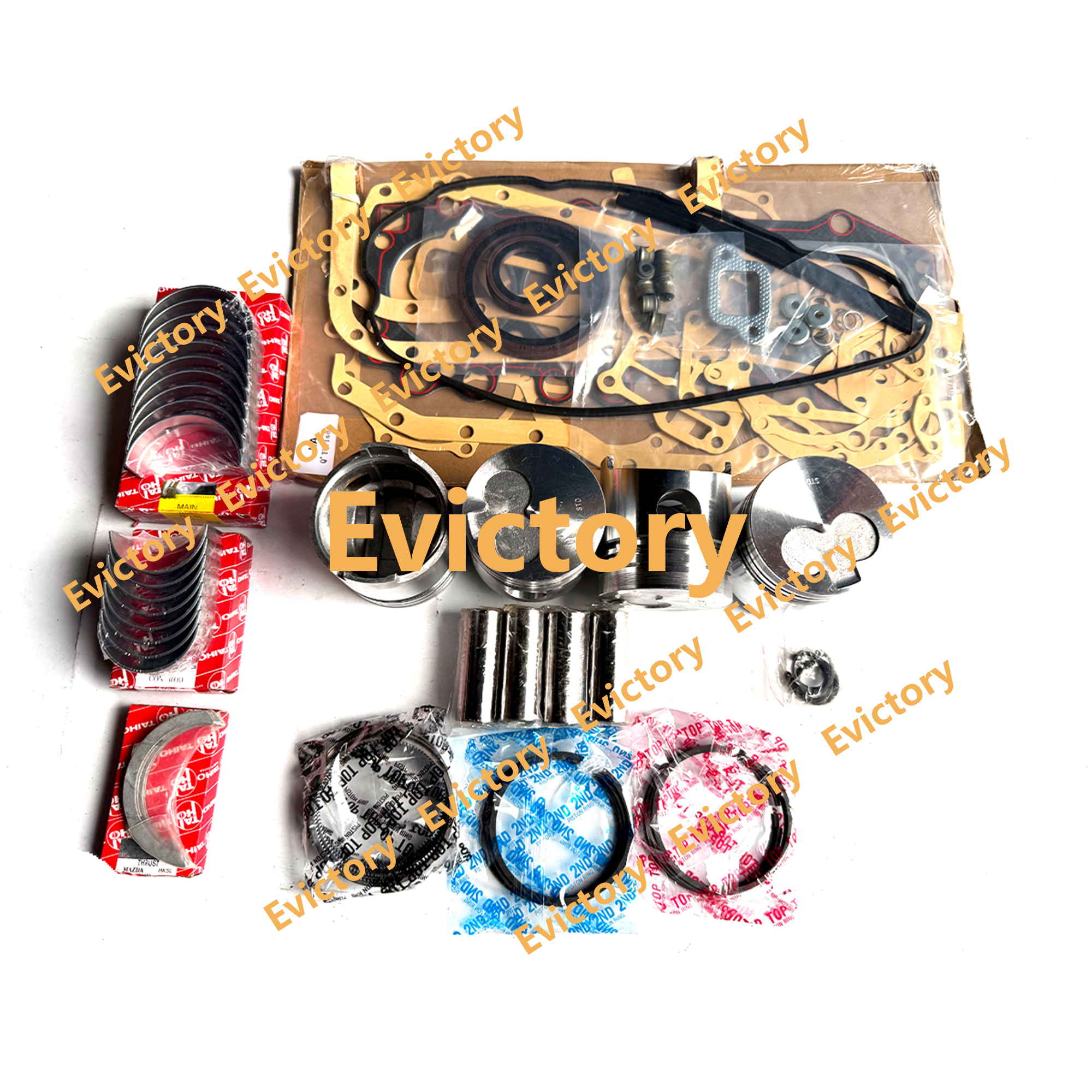 For HA T3000 overhaul rebuild kit liner +piston +ring +gasket +bearing