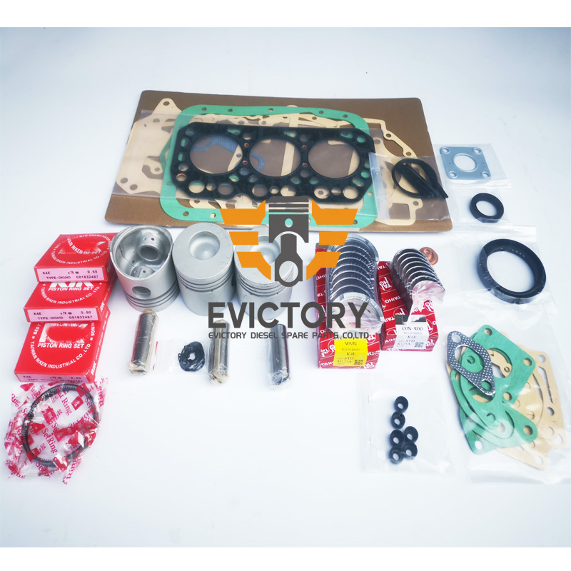 K3E Overhaul Rebuild Kit For Mitsubishi CASE 234 235 Tractor Piston Ring Bearing