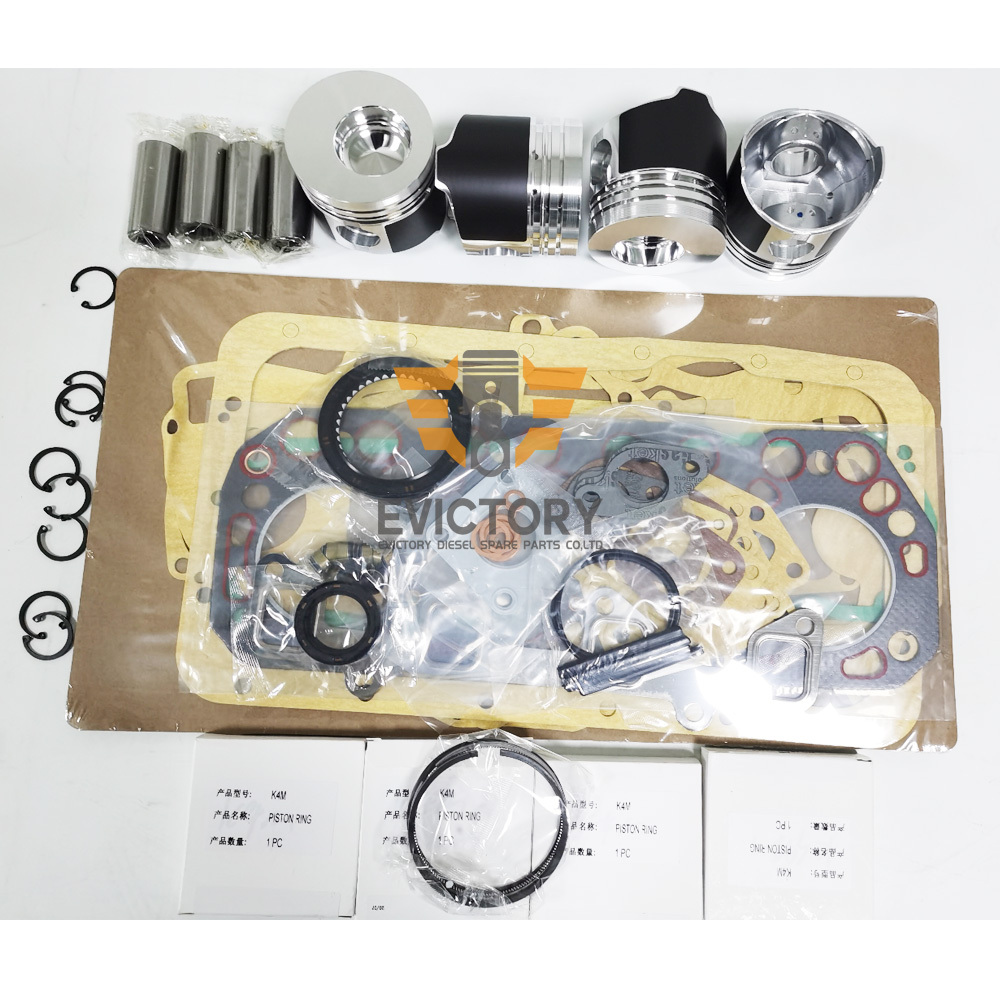 K4M Overhaul Rebuild Kit For Mitsubishi Engine Piston Gasket Bearing Part Repair