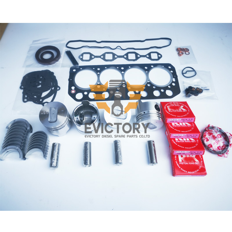 Oversize +0.50mm S4L S4L2 Engine Overhaul Rebuild Kit For Mitsubishi Engine Part
