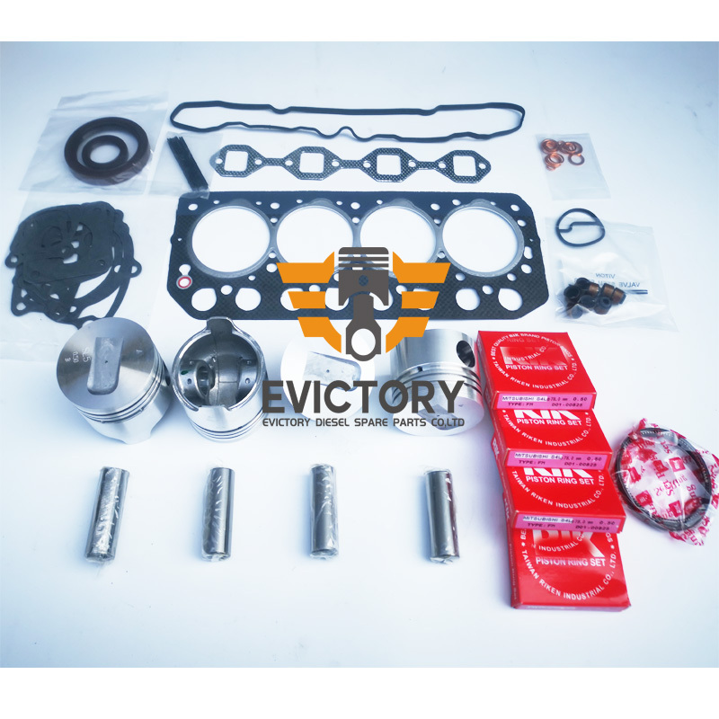 For Mitsubishi S4L2 S4L S4L2-SD Overhaul Rebuild Kit Terex TC35 TC29 Repair Part