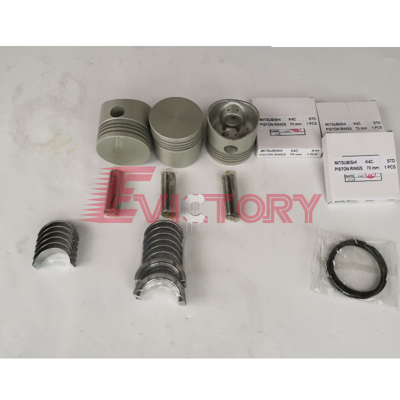 K3C Overhaul Rebuild Kit For Mitsubishi Engine ISEKI TU155F Tractor Repair Parts