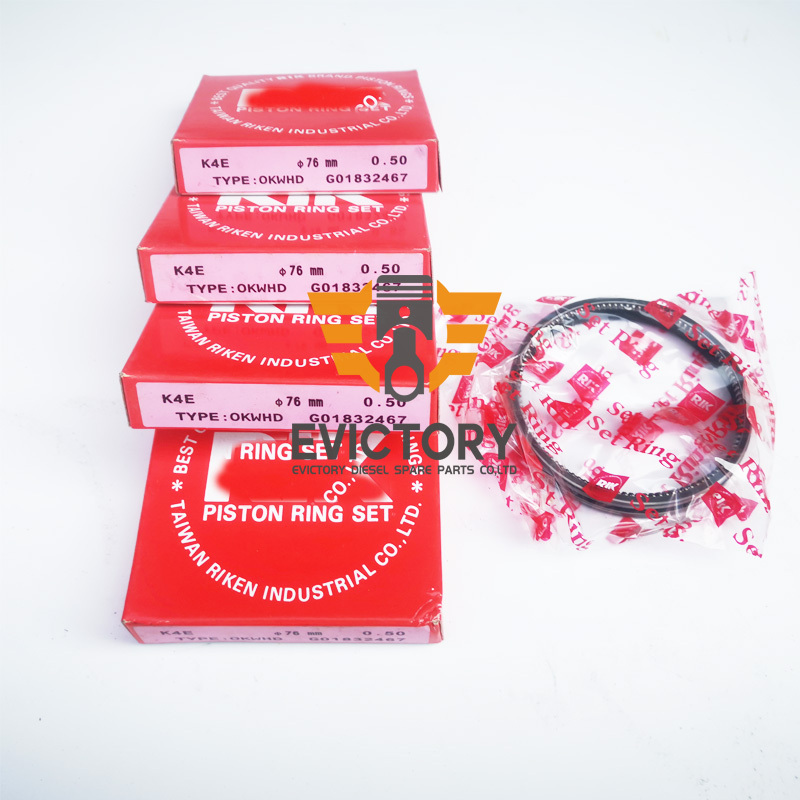K4E K4E-DI Overhaul Re-ring Kit For Mitsubishi Engine Caterpillar ME35 E6E MX35
