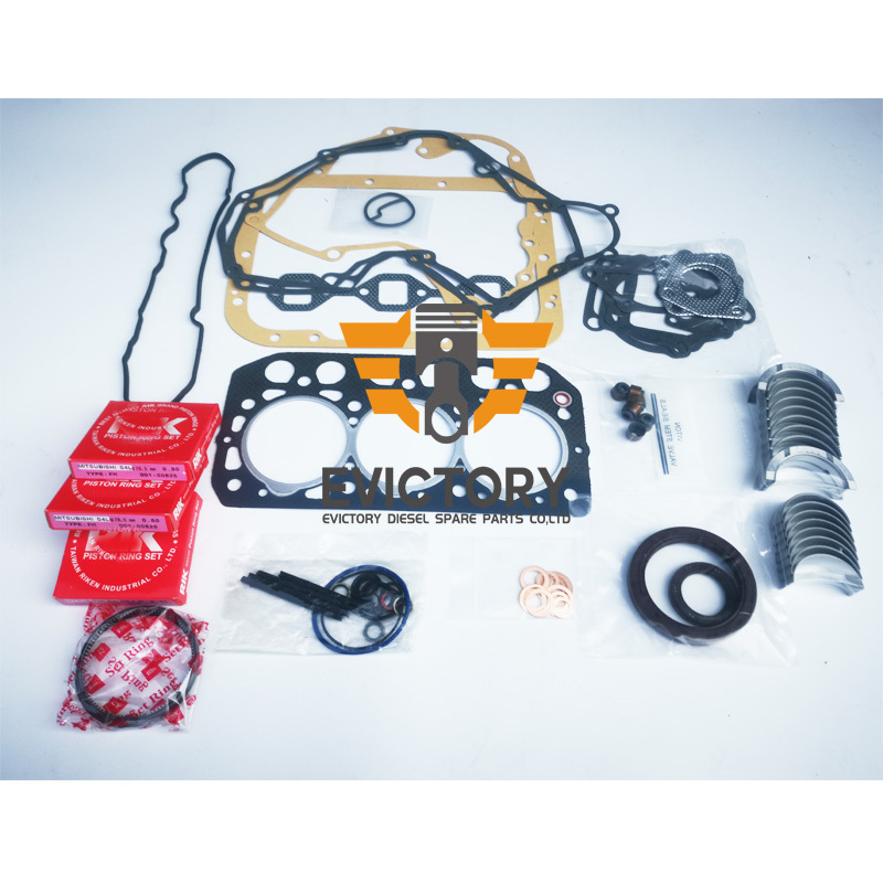 S3L S3L2 S3L2-61SD Overhaul Re-Ring Kit For Mitsubishi Engine SDMO Generator