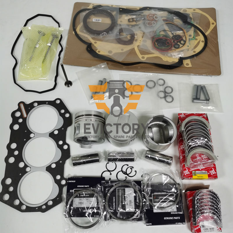 For Mitsubishi S3Q2 S3Q Overhaul Rebuild Kit Engine Caterpillar 303.5C 303CR