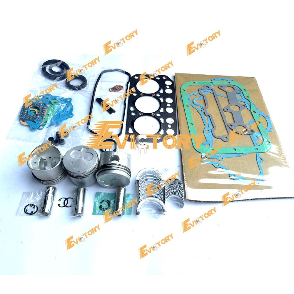 K3F Overhaul Rebuild Kit For Mitsubishi MC2450 MC24 MC2400 Tractor Repair Part