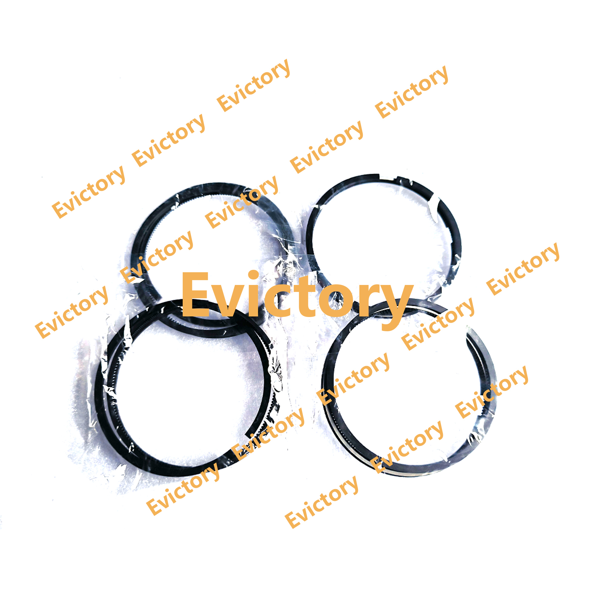 For Cummins QSB4.5 4B4.5C Piston Ring Set Case 590M 580M Loader Engine Parts