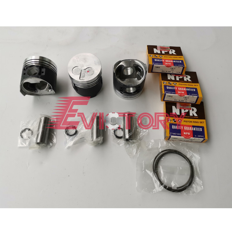 C1.5 C1.5T C1.7 C1.7T Piston Kit Ring Set For Caterpillar Engine 303.5 Excavator