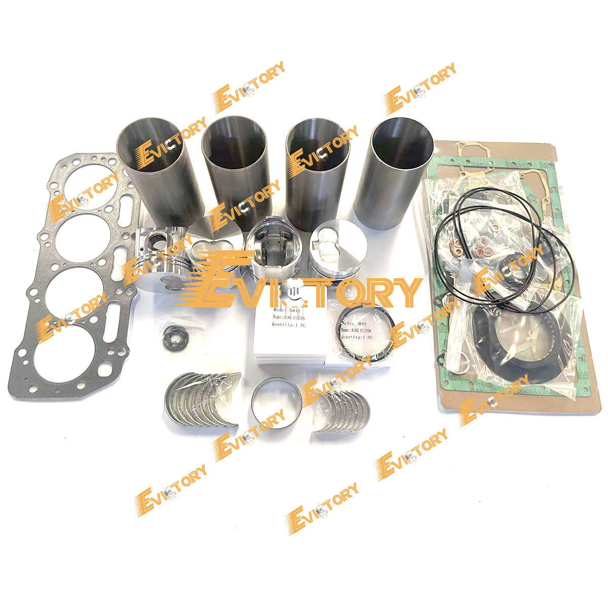 N844LT N844L Crankshaft Rod Overhaul Rebuild Kit For Shibaura Engine T2410 T2420