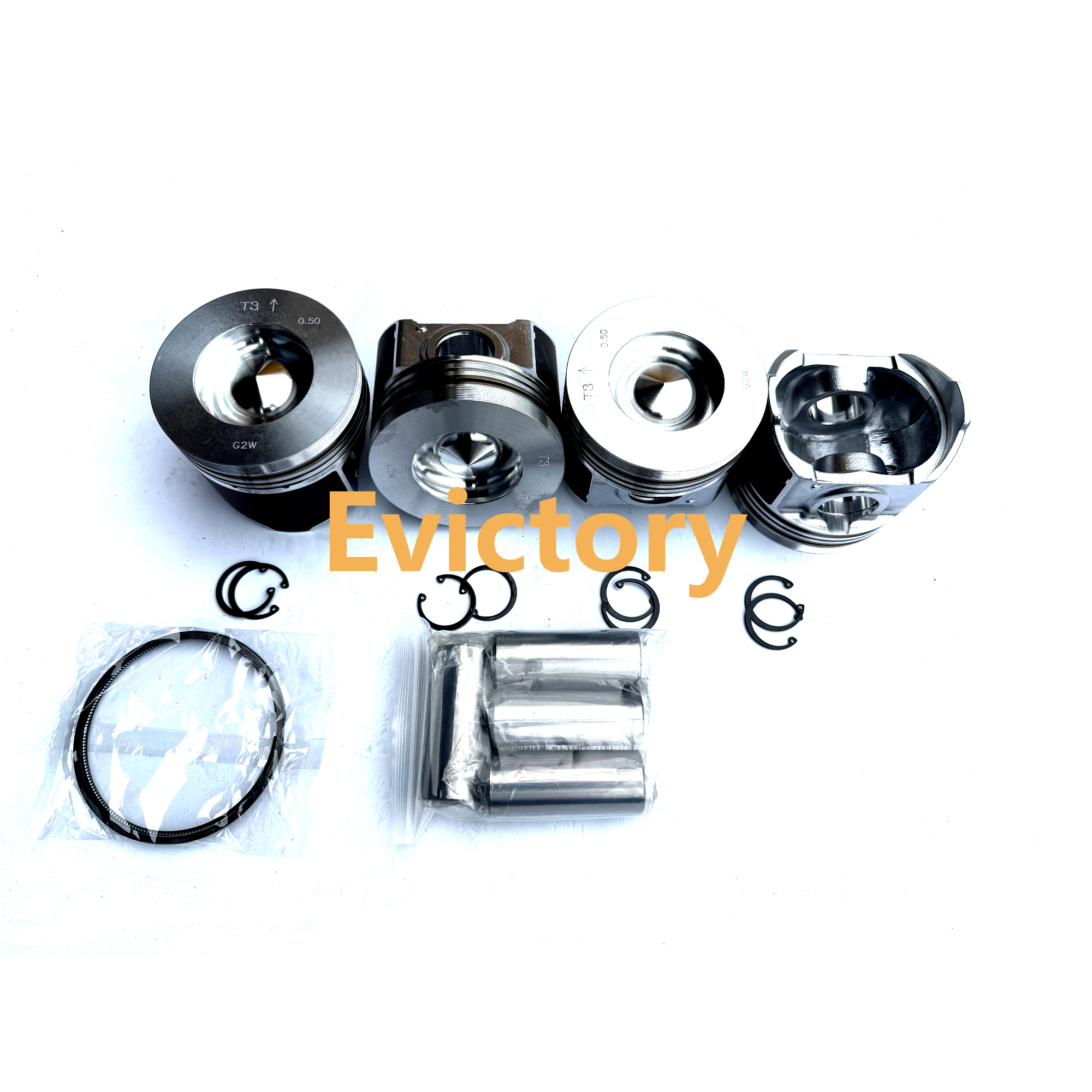 D3.1DCBE3 D3.1ACAE Piston Kit Ring Set STD Size or 0.50mm For Volvo EC55C EW55B