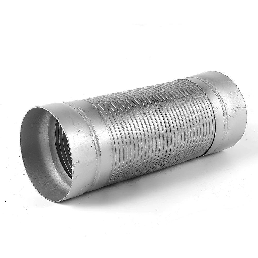Quality Stainless Steel Flex Exhaust Muffler Tail Pipe Silencer Bellow Flexible Truck Automobile Exhaust Pipe