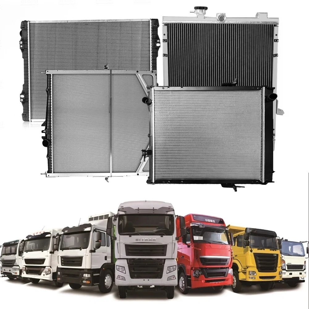 Hot Sale Auto Engine Systems Water Intercooler Core 1321887 64071 310082 334842 1100630 Aluminum Radiator for Scania R112 Truck