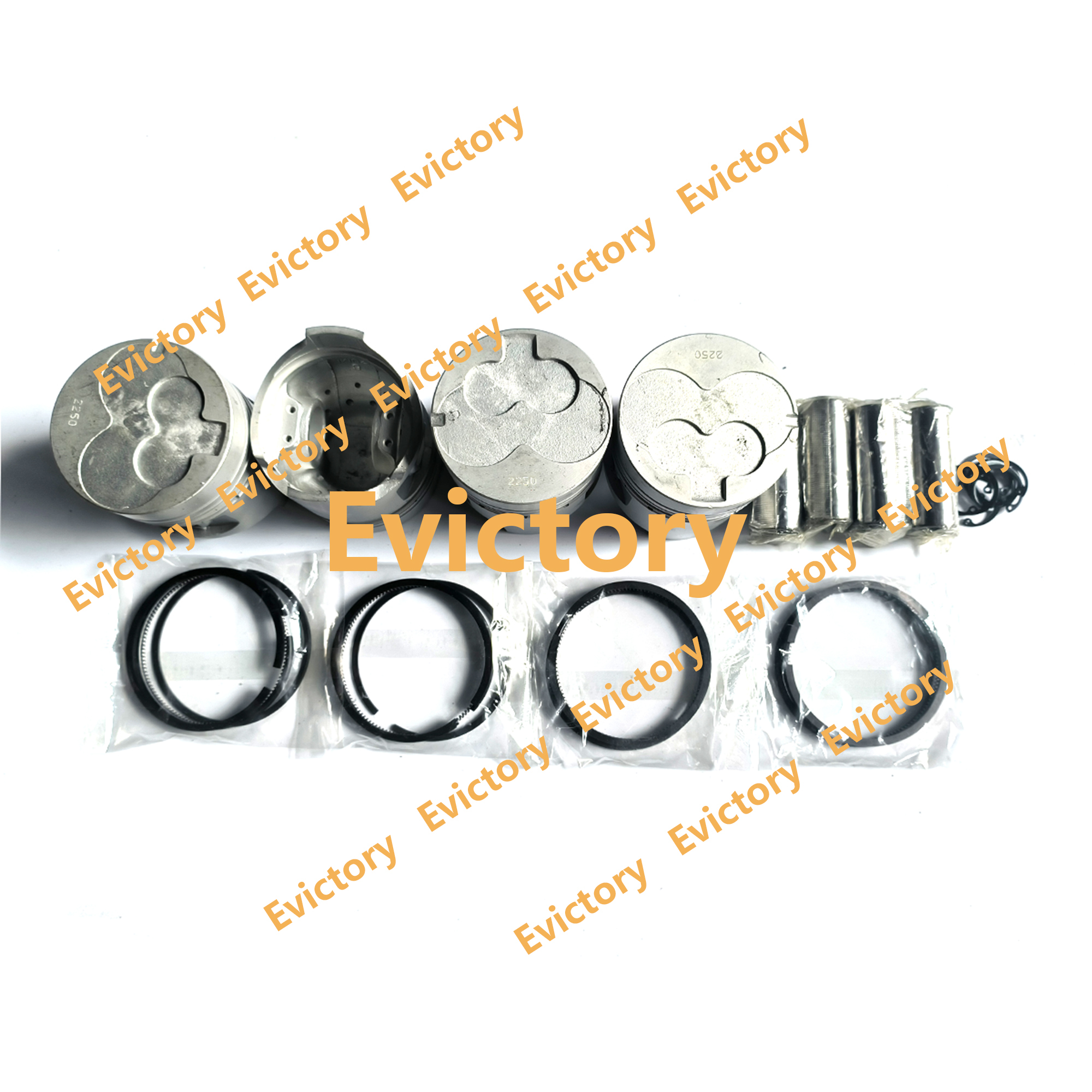 C190 Engine Overhaul Rebuild Kit For Isuzu Forklift Piston Gasket Bearing Set