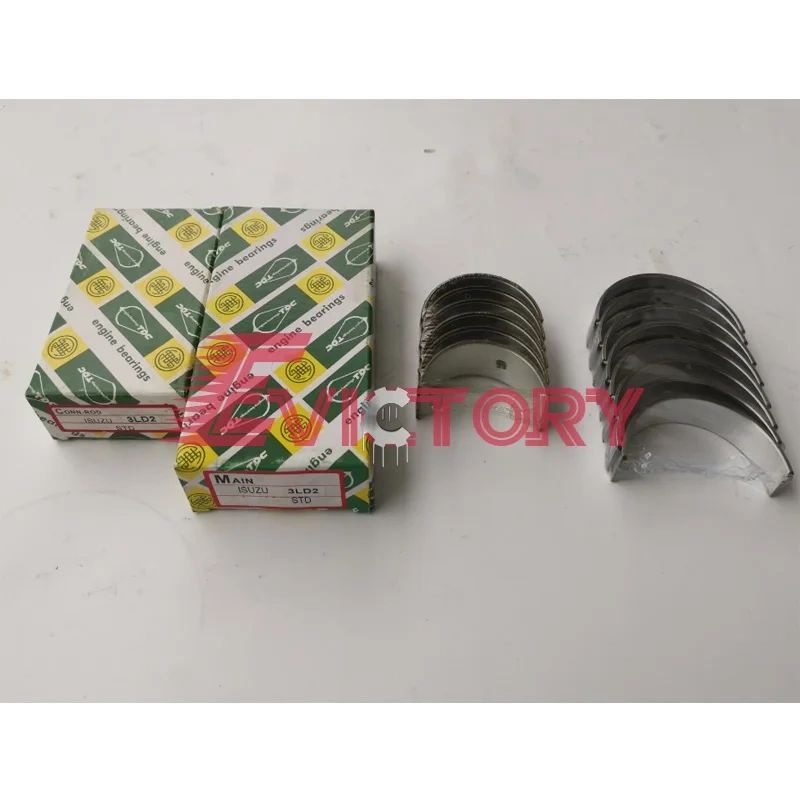 For JCB444 rebuild Piston ring cylinder liner head gasket bearing main con rod