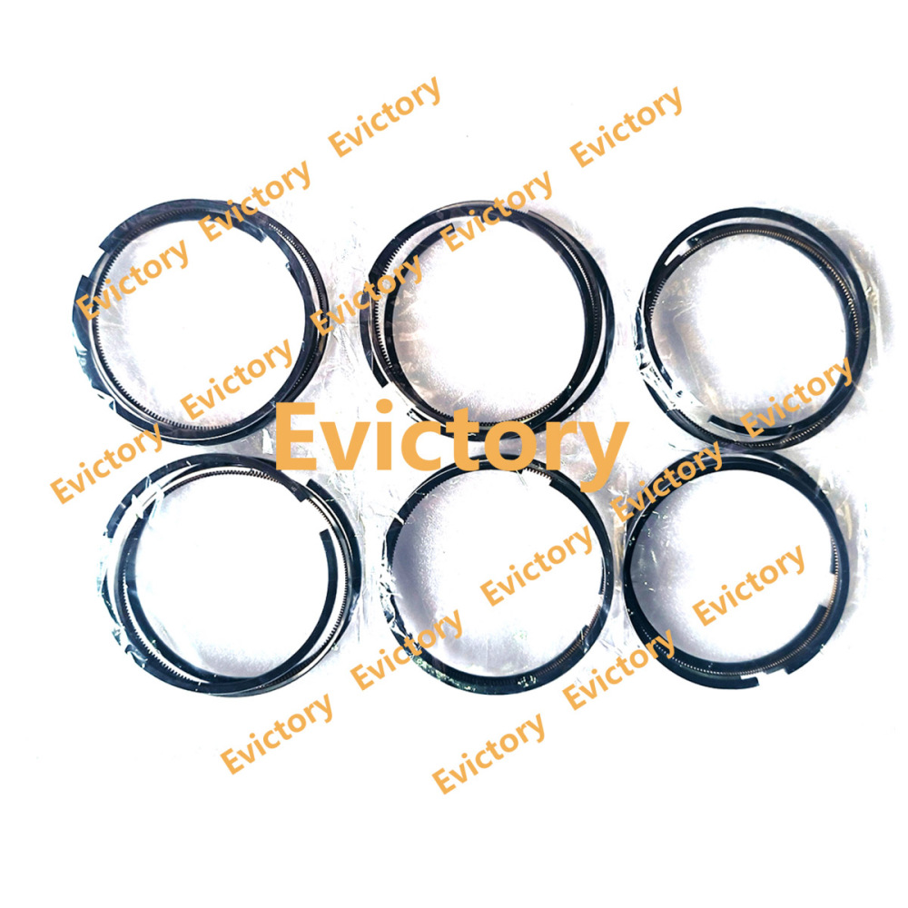 6HH1 6HH1-T Piston Ring Set for Isuzu Truck Diesel Engine Overhaul
