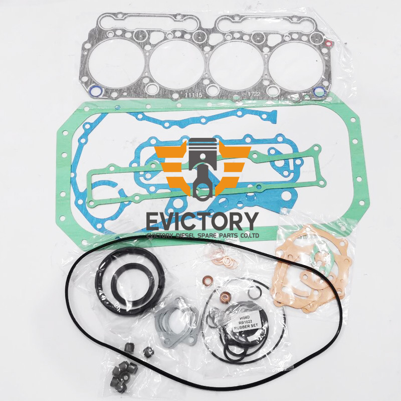 For HINO Truck W04C W04CT Diesel Engine Overhaul Rebuild Kit - Cylinder Liner + Pistons + Piston Ring + Full Gasket Kits + Bearing Set