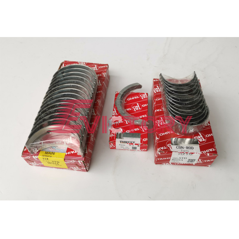 6-Cylinders 11Z Engine Overhaul Rebuild Kit for Toyota Forklift - Pistons + Piston Ring + Cylinder Liner + Full Gasket Set + Bearings