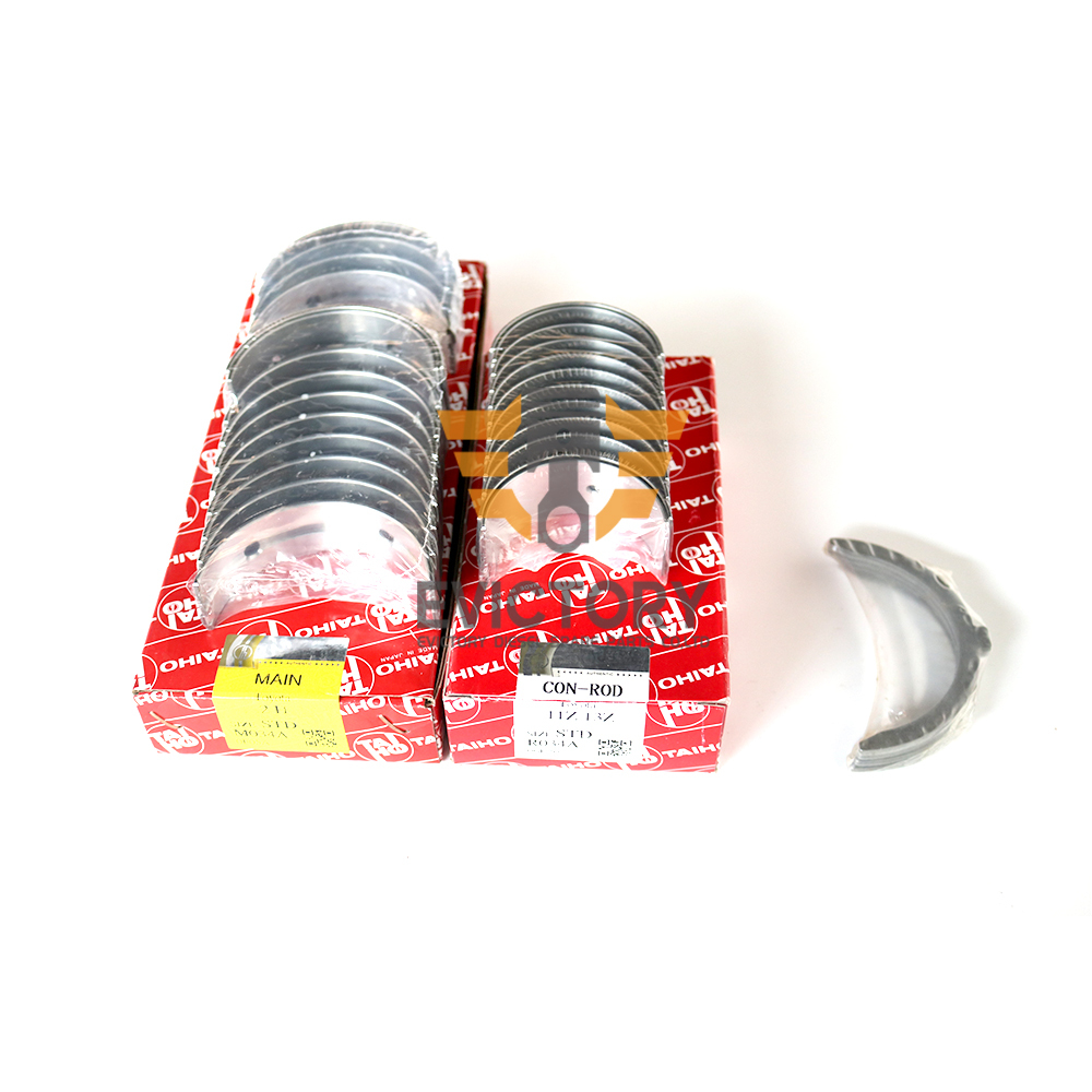 6-Cylinders 2H Engine Overhaul Rebuild Kit for Toyota Forklift - Pistons + Piston Ring + Cylinder Liner + Full Gasket Set + Bearings