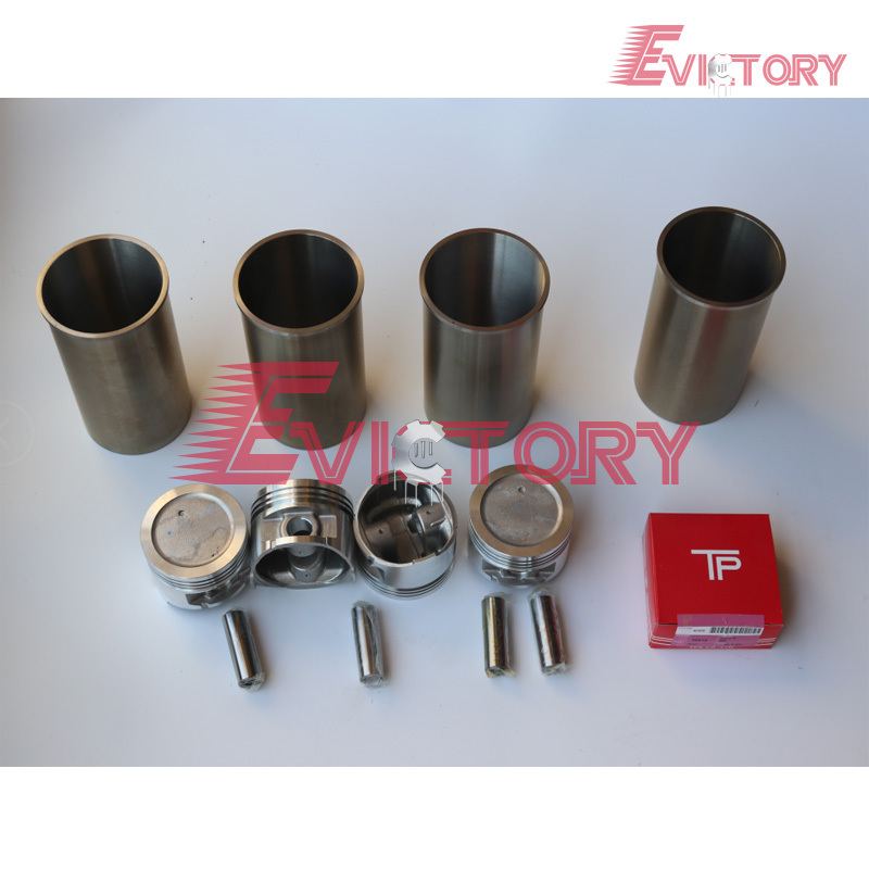 For Toyota Forklift 4Y Engine Overhaul Rebuild Kit Pistons + Piston Ring + Cylinder Liner + Full Gasket Kits + Bearing Set