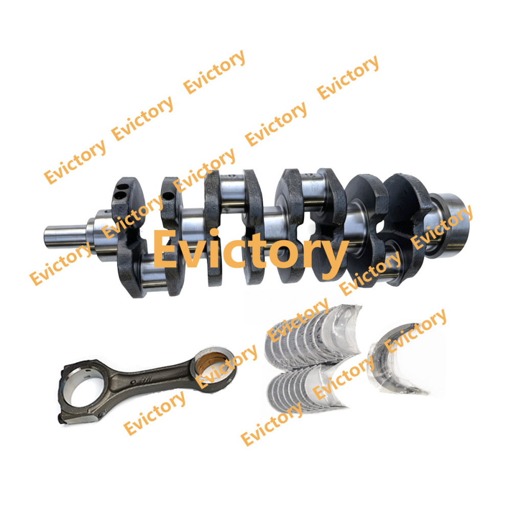 for ISUZU 4JJ1 4JJ1-T Engine Rebuild - Crankshaft + Bearing Set + Connecting Rod Apply on Pick-up Forklift Trucks