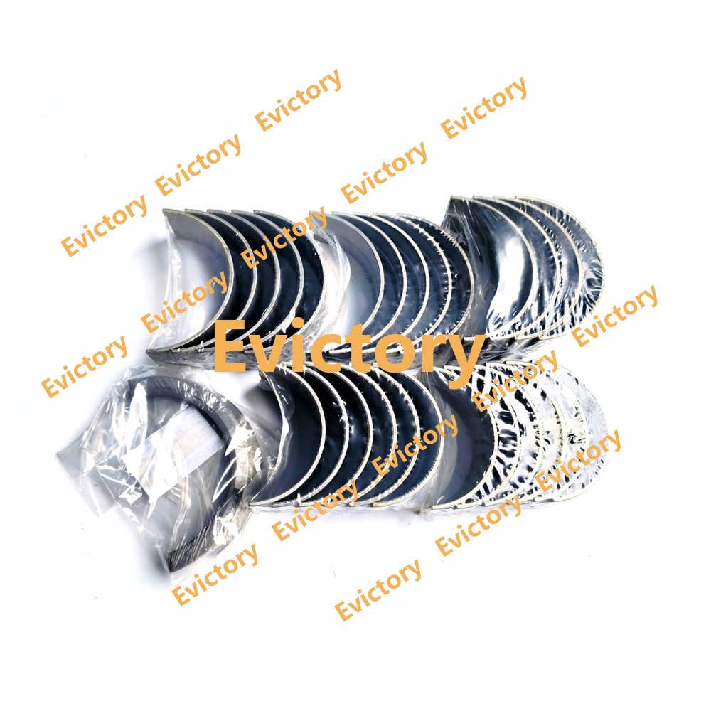 for Komatsu 6D155 Engine Overhaul Main Bearing Set + Conrod Bearing Set + Thrust Bearing Set