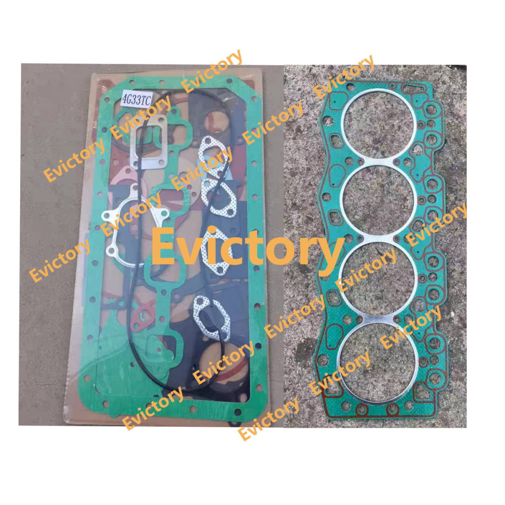 for Changchai 4G33 4G33T 4G33TC Diesel Engine Rebuild Kits -  pistons ring liner bearings gaskets