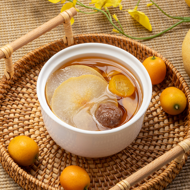 Kumquat Rock Sugar snow pear