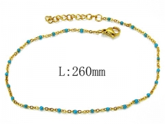 Wholesale Stainless Steel Jewelry | Anklet | HY70B0516JC | Bulk