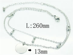 Wholesale Stainless Steel Jewelry | Anklet | HY59B0788MR | Bulk