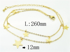 Wholesale Stainless Steel Jewelry | Anklet | HY59B0833NLC | Bulk