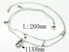 Wholesale Stainless Steel Jewelry | Anklet | HY59B0816MLE | Bulk