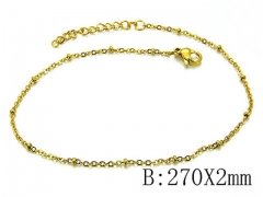 Wholesale Stainless Steel Jewelry | Anklet | HY70B0527IL | Bulk