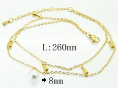 Wholesale Stainless Steel Jewelry | Anklet | HY59B0805NX | Bulk