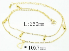 Wholesale Stainless Steel Jewelry | Anklet | HY59B0799MLE | Bulk