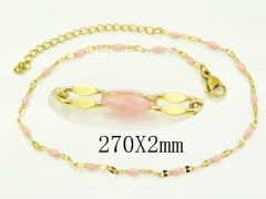 Wholesale Stainless Steel Jewelry | Anklet | HY53B0262IOV | Bulk