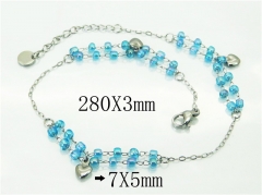 Wholesale Stainless Steel Jewelry | Anklet | HY54B0503ML | Bulk