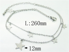 Wholesale Stainless Steel Jewelry | Anklet | HY59B0832MLW | Bulk
