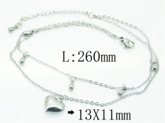 Wholesale Stainless Steel Jewelry | Anklet | HY59B0747ME | Bulk