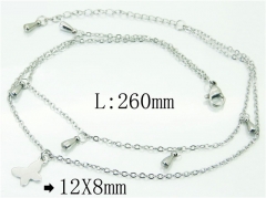 Wholesale Stainless Steel Jewelry | Anklet | HY59B0794LLS | Bulk