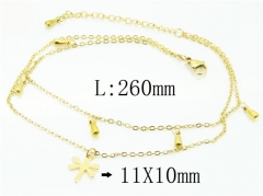 Wholesale Stainless Steel Jewelry | Anklet | HY59B0746ML | Bulk