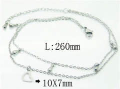 Wholesale Stainless Steel Jewelry | Anklet | HY59B0798LLW | Bulk