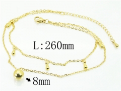Wholesale Stainless Steel Jewelry | Anklet | HY59B0740NE | Bulk